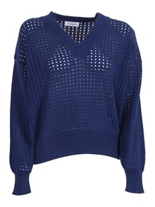 Kangra Cashmere PULLOVER A RETE MANICA  LUNGA