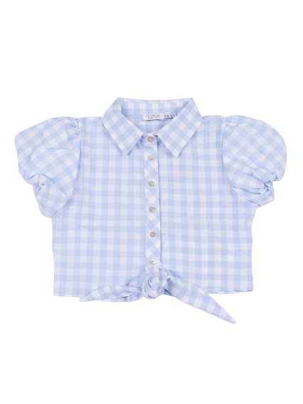 Magil Gingham shirt with knot detail