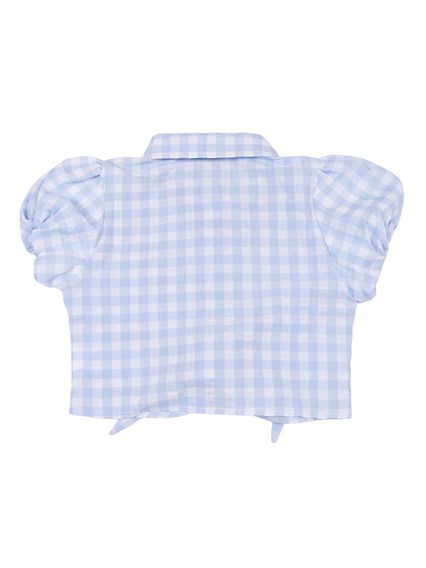 Magil Gingham shirt with knot detail