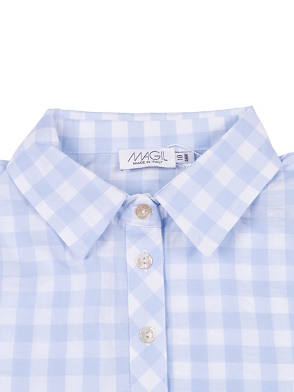 Magil Gingham shirt with knot detail
