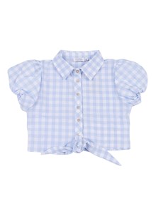 Magil Gingham shirt with knot detail