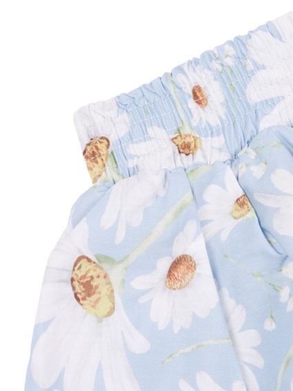 Magil Printed poplin tiered skirt