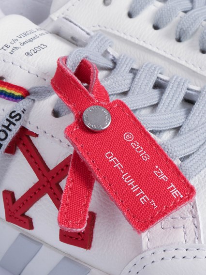 OFF WHITE KIDS B-VULC LOW LEATHER-001