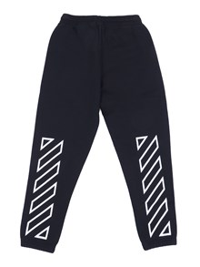 OFF WHITE KIDS BOOKISH DIAG SWEATPANT