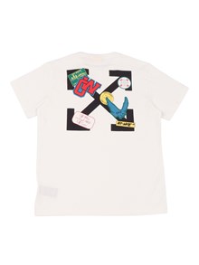 OFF WHITE KIDS ARROW PATCH TEE S/S