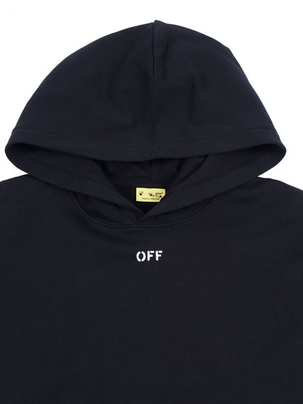 OFF WHITE KIDS DIAG PAINT HOODIE