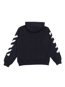 OFF WHITE KIDS DIAG PAINT HOODIE