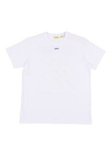 OFF WHITE KIDS DIAG WATERCOLOR TEE S/S