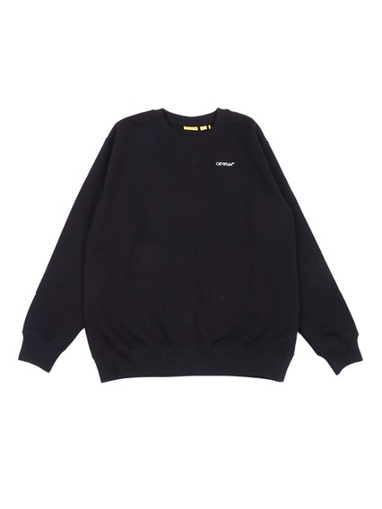 OFF WHITE KIDS SCRIBBLE DIAG CREWNECK