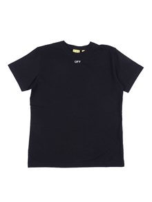 OFF WHITE KIDS DIAG WATERCOLOR TEE S/S