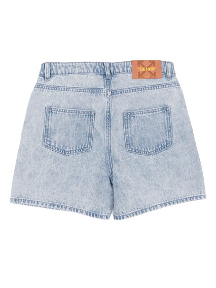 OFF WHITE KIDS BOOKISH DENIM SHORT