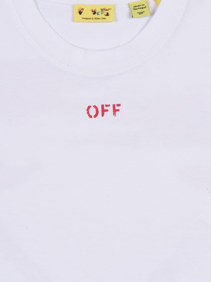 OFF WHITE KIDS ARROW PAINT TEE S/S