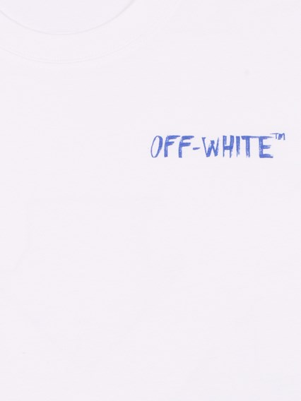 OFF WHITE KIDS ARROW SKETCH TEE S/S