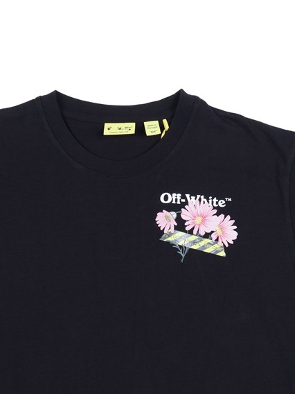 OFF WHITE KIDS DAISY TAPE TEE S/S