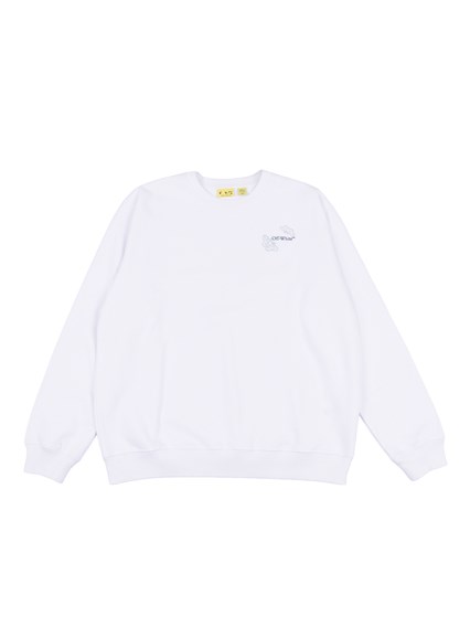 OFF WHITE KIDS ARROW BUTTERFLY CREWNECK