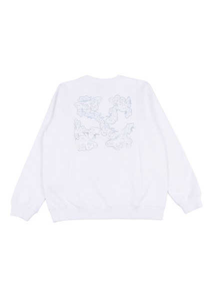 OFF WHITE KIDS ARROW BUTTERFLY CREWNECK
