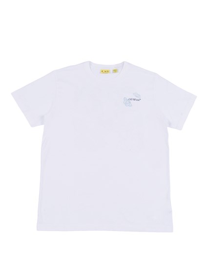 OFF WHITE KIDS ARROW BUTTERFLY TEE S/S