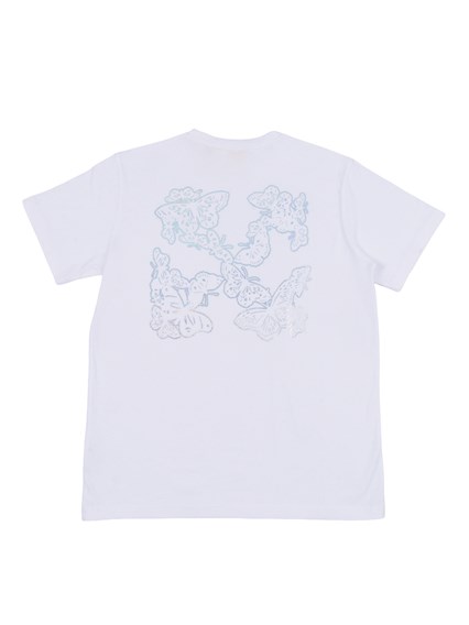 OFF WHITE KIDS ARROW BUTTERFLY TEE S/S