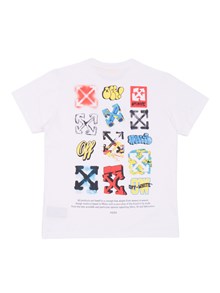 OFF WHITE KIDS OW MULTILOGO TEE S/S