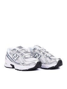 NEW BALANCE Scarpa Lifestyle - UNISEX - TIER 1 - Synthetic-Mesh - WHITE/SILVER/NAVY D