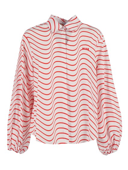 Msgm POPLIN SHIRT  GIRL
