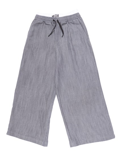 Msgm CHAMBRAY PANTS UNISEX