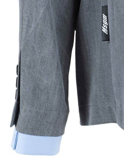 Msgm CHAMBRAY BLAZER GIRL