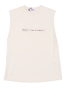 Msgm JERSEY SLEEVELESS T-SHIRT BOY