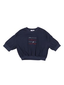 Msgm CROPPED JERSEY T-SHIRT GIRL