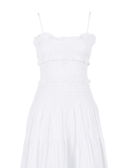 Michael Kors SMOCKED MAXI DRESS