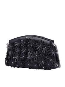 Michael Kors SM DOME CHN CLUTCH XBODY