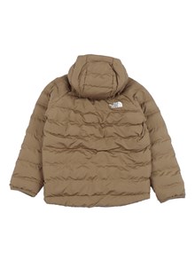 THE NORTH FACE KIDS B REVERSIBLE PERRITO HOODED JACKET Cedar/New Taupe Green