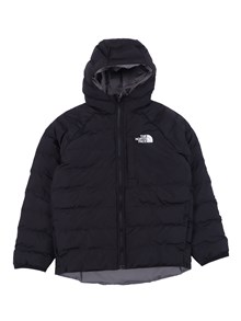 THE NORTH FACE KIDS B REVERSIBLE PERRITO HOODED JACKET TNF BLACK/SMOKED PEARL