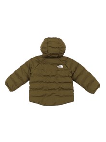 THE NORTH FACE KIDS BABY REVERSIBLE PERRITO HOODED JACKET FOREST OLIVE
