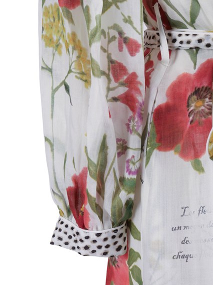 SHIRT A PORTER Leopard-trim shirt dress