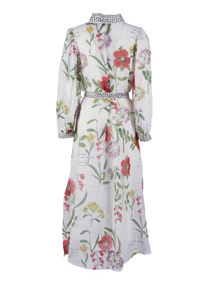 SHIRT A PORTER Leopard-trim shirt dress