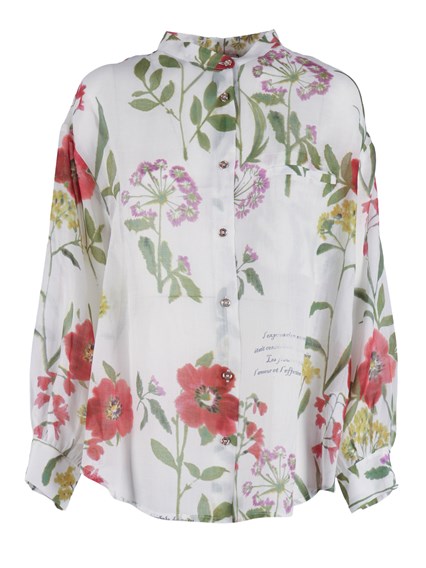 SHIRT A PORTER Mandarin collar ramie shirt