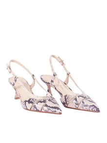 Sergio Levantesi SLINGBACK EDDA6 PITONE SABBIA