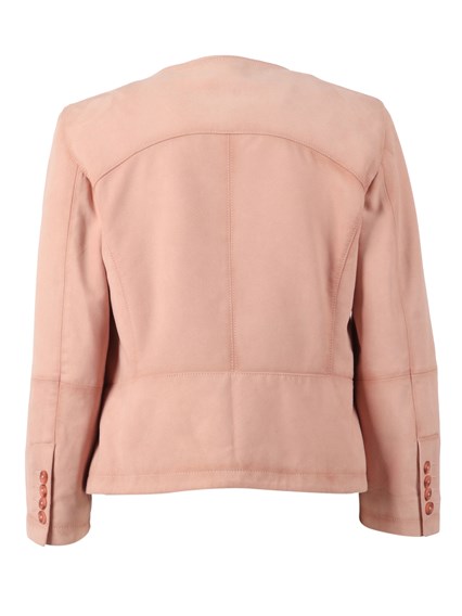 Bully WOMAN GOAT SUEDE LEATHER JACKET