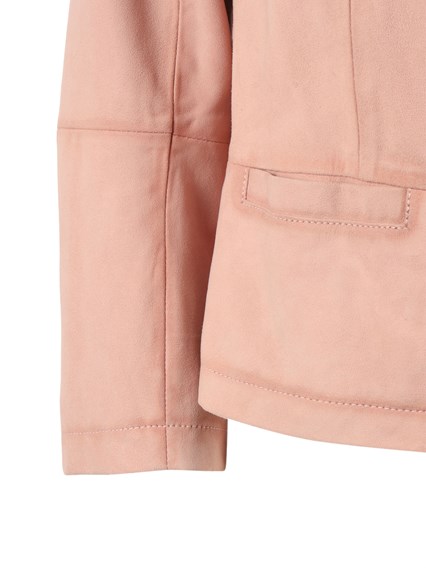 Bully WOMAN GOAT SUEDE LEATHER JACKET