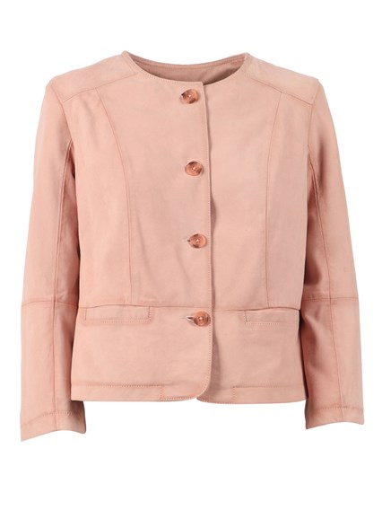 Bully WOMAN GOAT SUEDE LEATHER JACKET