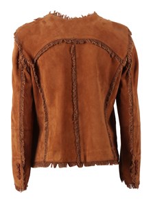 Bully WOMAN GOAT SUEDE LEATHER JACKET