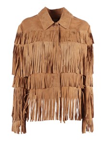 S.W.O.R.D. 6644 WOMAN GOAT SUEDE LEATHER JACKET