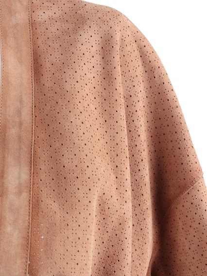 S.W.O.R.D. 6644 WOMAN GOAT SUEDE LEATHER COAT