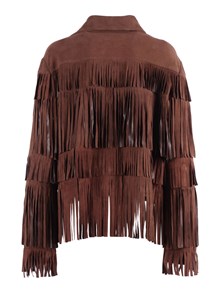 S.W.O.R.D. 6644 WOMAN GOAT SUEDE LEATHER JACKET