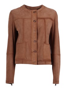 S.W.O.R.D. 6644 WOMAN GOAT SUEDE LEATHER JACKET
