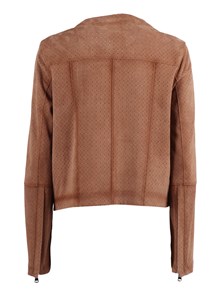 S.W.O.R.D. 6644 WOMAN GOAT SUEDE LEATHER JACKET
