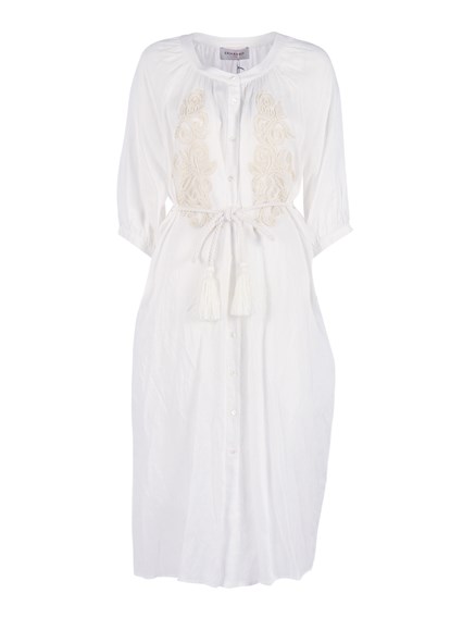 Ermanno Firenze ABITO C/SOTTOVESTE CON CINTURA