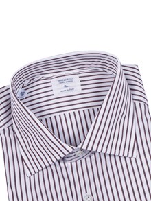 Mazzarelli STRIPED COTTON SHIRT STYLE SLIM FIT