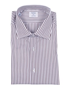 Mazzarelli STRIPED COTTON SHIRT STYLE SLIM FIT